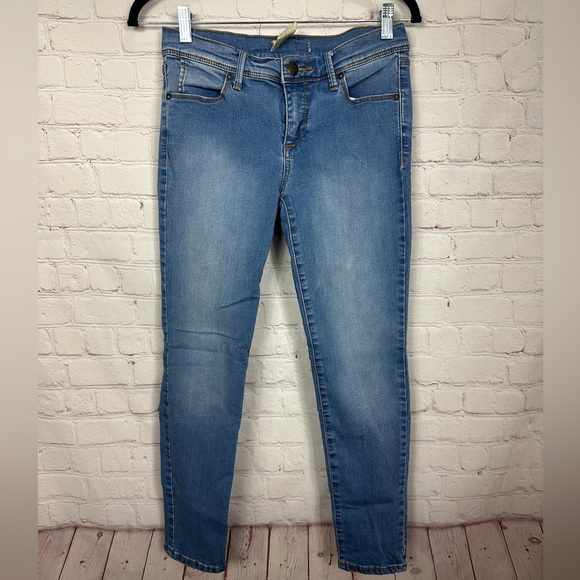 Free People Denim - Free People low rise Skinny Jeans Women Size 27 Stretch Blue Pants Ladies